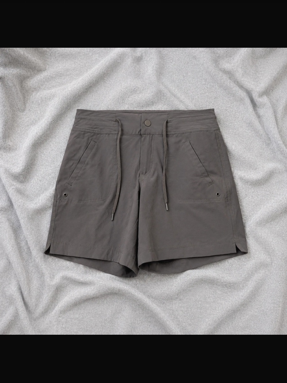 Athletic Works Women's Charcoal Drawstring Athletic Shorts